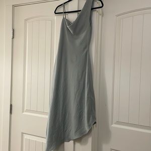 Lulus cowl neck dress in sage green
